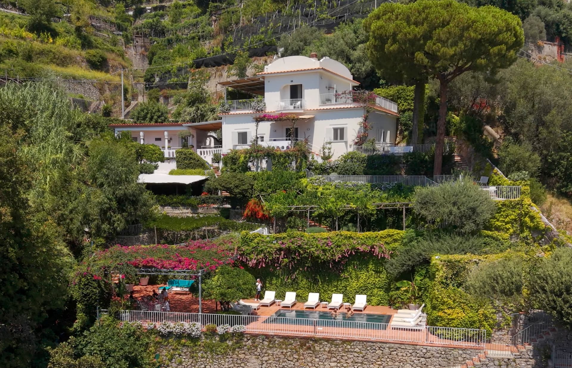 Villa Santa Croce, Amalfi — photograph from the original listing